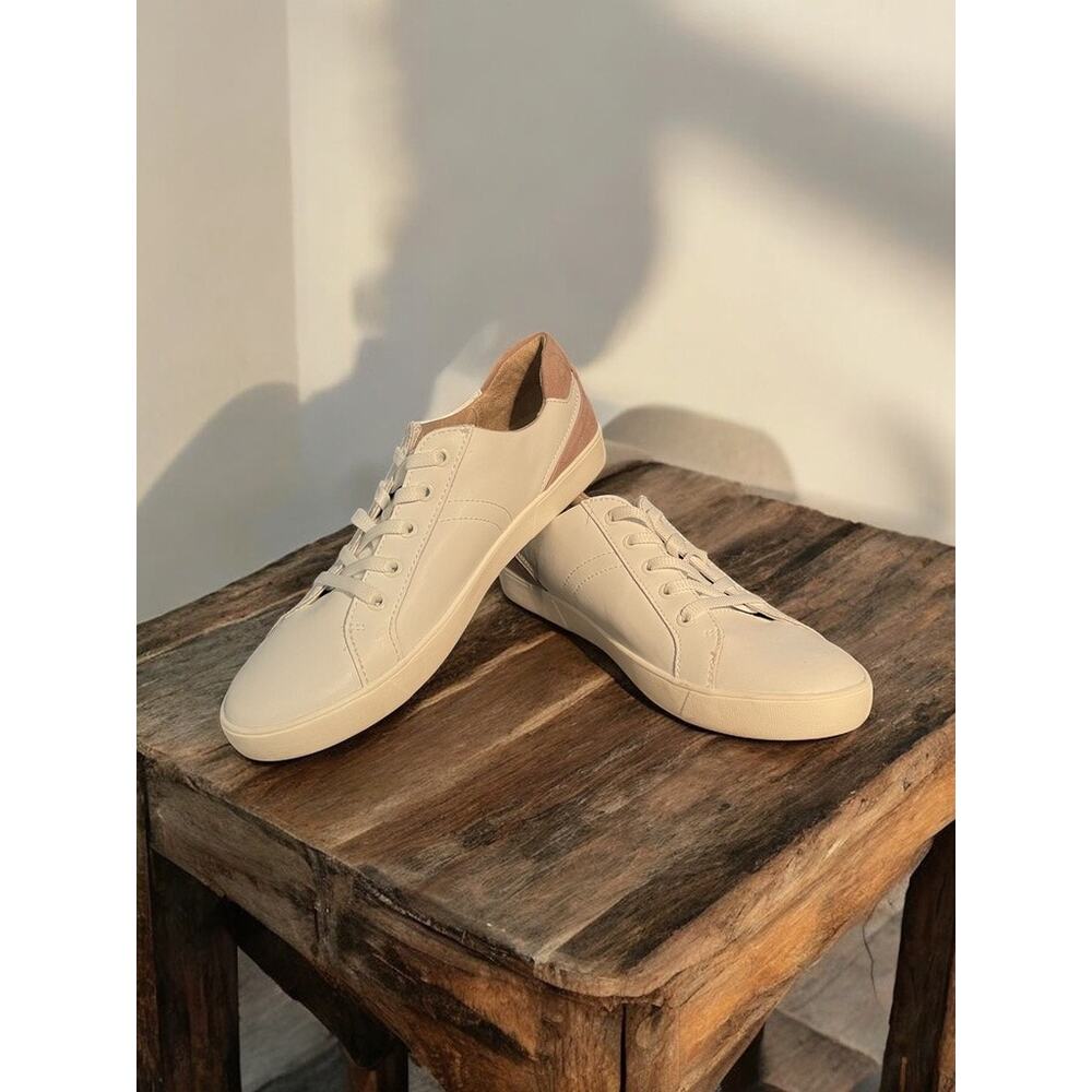 White Naturalizer Leather Womens Sneakers Tennis Shoes Size 11W NEW Morrison - Picture 5 of 6